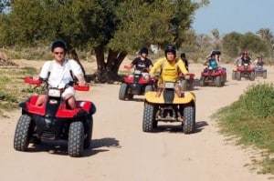 Randonnée quad, île de Djerba, Tunisie 